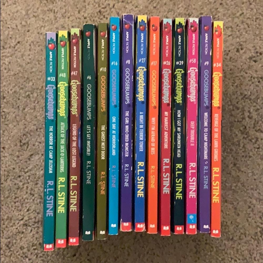 Lot of 14 goosebumps books